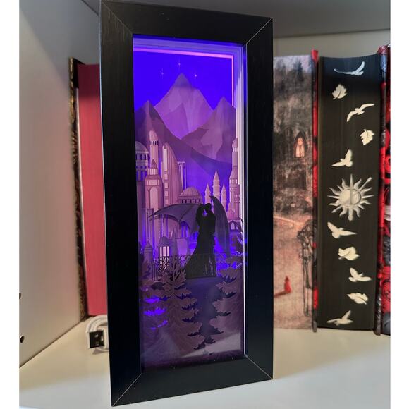 A Court Of Thorns & Roses Sarah Maas Inspired Light Box Book Nook - Picture 2 of 3
